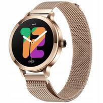 Išmanioji apyrankė moterims su AMOLED ekranu, žingsniamačiu, Bluetooth skambučiais, atspari vandeniui
