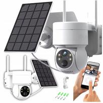 Lauko saulės kamera IP WiFi, 4MP, sukama, Full HD+ stebėjimui