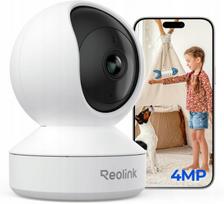 IP kamera REOLINK E1, 4MP, su WiFi, pasukama, su garsu ir naktiniu matymu