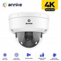 Lauko apsaugos kupolinė kamera ANNKE 4K, 4x optinis priartinimas, PoE