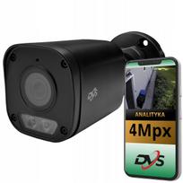Lauko IP stebėjimo kamera 4 Mpx, PoE, juoda, su IR LED, DVS