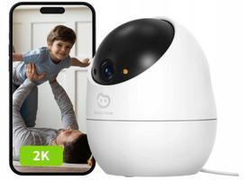 Vidaus stebėjimo kamera Beans View D210, 2K, 360°, Wi-Fi
