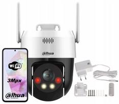Lauko WiFi kamera Dahua 3Mpx P3AE-PV, sukinėjama, SMART, dviguba šviesa, PICOO
