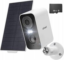 Lauko saulės IP vaizdo kamera, 3 Mpx, belaidė, 32GB, su saulės baterija