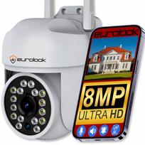 Lauko IP WiFi kamera, sukamasis korpusas, 8MP, Ultra HD, judesio aptikimas, priartinimas
