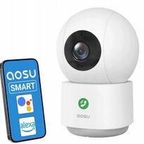Vidaus kamera Aosu 2K, WiFi 2.4/5 GHz, besisukanti, su dirbtiniu intelektu ir mikrofonu