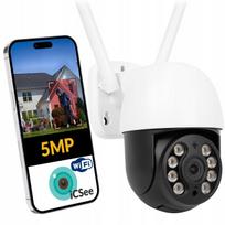 Lauko IP kamera ICSEE 5MPx, WiFi, HD, pasukama, IP66, judesio aptikimas