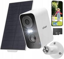 Belaidė IP WiFi saulės kamera, 3MP, dvipusis garsas, 32GB SD kortelė