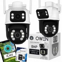 Lauko IP vaizdo kamera, 8MP, WiFi, dvi objektyvai, judesio sekimas