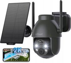 Lauko saulės energijos IP kamera, WiFi, 2K, 3MP, sukama, stebėjimui