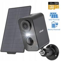 Lauko IP vaizdo kamera SOLAR, WiFi, 2K, 3MP, 32GB