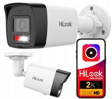 Lauko IP kamera HiLook Hikvision, 4MP, PoE, platus kampas, IR LED, su mikrofonu