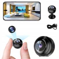 Mini WiFi kamera 1080P su naktiniu matymu ir judesio aptikimu automobiliui ir namams