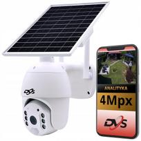 Lauko WiFi saulės kamera DVS, 4 MP, su saulės baterija