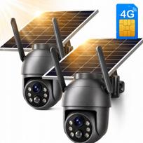 Lauko 8MP pasukama GSM 4G LTE kamera su SIM, LED, IR ir AI judesio aptikimu