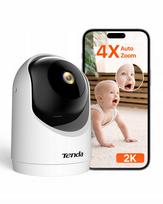 Vidaus stebėjimo kamera TENDA 2K CP3 V3.0, 360°