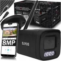Lauko IP kamera 8MP, WiFi, 4K Ultra HD, metalinis korpusas, su judesio aptikimu ir priartinimu
