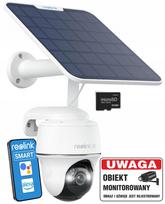 Lauko stebėjimo kamera REOLINK GO PT Ultra 4K 8MP, GSM, su saulės baterija, SIM kortele ir 32GB SD kortele