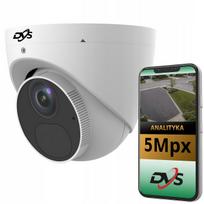 Lauko kupolinė IP kamera DVS, 5 Mpx, PoE, su mikrofonu, AI analitika, IP67