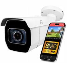 Lauko 8MP 4K PoE IP kamera, 60 m IR, 5x optinis priartinimas, SD kortelės lizdas