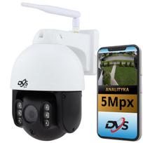 Lauko bevielė WiFi IP kamera, 5 Mpx, su pasukama stebėjimo funkcija, DVS, LED IR