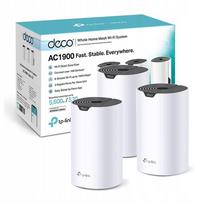 Belaidžio tinklo maršrutizatorių rinkinys TP-Link Deco S1900, 3 vnt., 3x Gigabit WAN/LAN