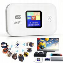 Nešiojamas 4G LTE WiFi maršrutizatorius su SIM, 150Mb/s, namams ir biurui