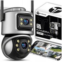 Lauko WiFi kamera, 10 MP, su pasukama galva, dvigubu signalu ir priartinimu