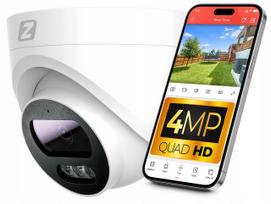 Vidaus IP kamera 4MP, PoE, 20 m IR, 3.6 mm objektyvas, su garsu