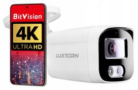 Lauko PoE IP kamera 8MP 4K UHD su LUXTORN mikrofonu