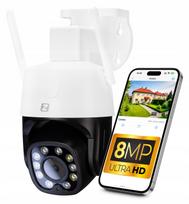 Lauko sukamą kamera su WiFi, 8 MP, 4K UHD, garsas, 4x priartinimas