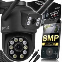 Lauko IP kamera, 2x8 MP, suktinė, 5x optinis priartinimas, WiFi, Ultra HD, judesio aptikimas