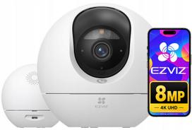 WiFi kamera EZVIZ C6c, 4K, 8 Mpx, su AI judesio atpažinimu, sukama