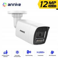IP vaizdo stebėjimo kamera Annke C1200, 12MP, PoE, dviguba apšvietimo sistema, IP67