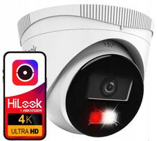 Vaizdo stebėjimo kamera Hikvision Hilook 8MPx, PoE, mikrofonas, IP67, hibridinė šviesa