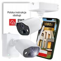 Lauko belaidė WiFi IP kamera su akumuliatoriumi ir stebėjimu telefonu