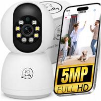 IP vidaus kamera 5MP su WiFi, pasukama, su priartinimu ir judesio aptikimu