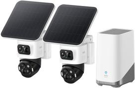 Lauko IP kamera Anker eufy S4, 4K, 3 objektyvai, 360° sukiojama, rinkinys 2+1