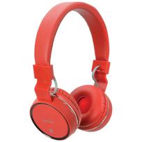 Bevielės Bluetooth ausinės AV:link PBH-10, raudonos, su SD kortelės lizdu