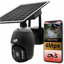 Lauko juoda besisukanti WiFi saulės kamera, 4 Mpx, didelė saulės baterija, DVS