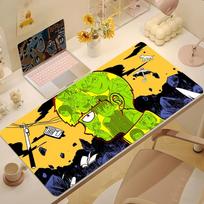 Mob P-Psycho 100 Anime Mouse Pad Non-slip Thickened MousePad Large Writing Lockedge Gaming Cushion Office Student 30cmx60cm(11.8x23.6inch) green