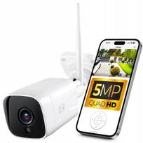 Lauko IP kamera WiFi 5MP, su žmogaus atpažinimu ir garsu
