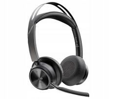 Belaidės ausinės Poly Voyager Focus 2-M su USB-C/USB-A adapteriu ir įkrovimo laidu