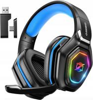 Belaidės žaidimų ausinės OW810, 2.4GHz, Bluetooth 5.3, baltos, PS5, PC