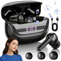 Belaidės įausinės ausinės HIFI, juodos, Bluetooth 5.4, atsparios vandeniui