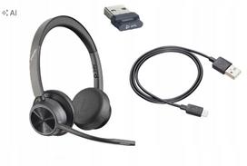 Belaidės ausinės Poly Voyager 4320 su USB-A, skirtos Teams