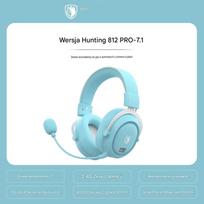 Belaidės žaidimų ausinės SADES-812, 2.4G ir „Bluetooth“, mėlynos