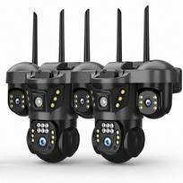 Lauko besisukanti WiFi kamera, 6MP, Quad HD, su mikrofonu ir sekimo funkcija