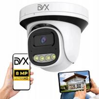 Lauko kupolinė IP POE kamera DVX, 5MP, su judesio sekimu ir aliarmo funkcija