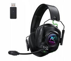 Belaidės žaidimų ausinės KRYSENIX KGH2, 2.4G, ant ausų